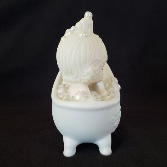 Vintage 1985 Precious Moments Porcelain Figurine "He Cleansed My Soul" #100277 - Picture 6 of 9